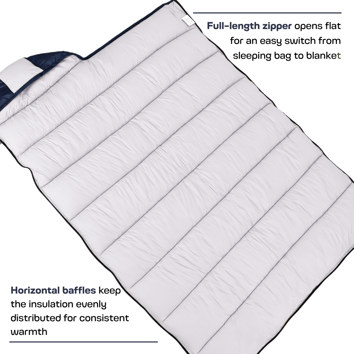 Cove | Rectangular Sleeping Bag