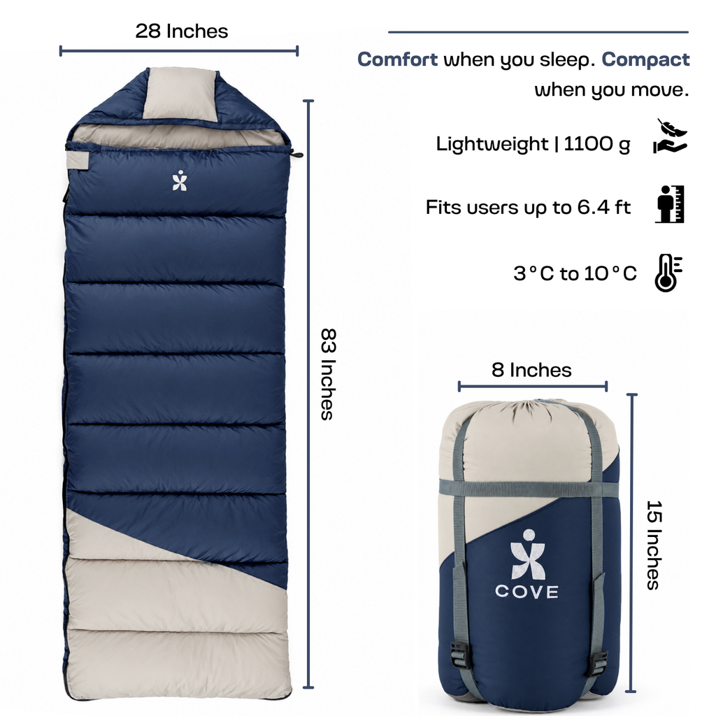 Cove | Rectangular Sleeping Bag