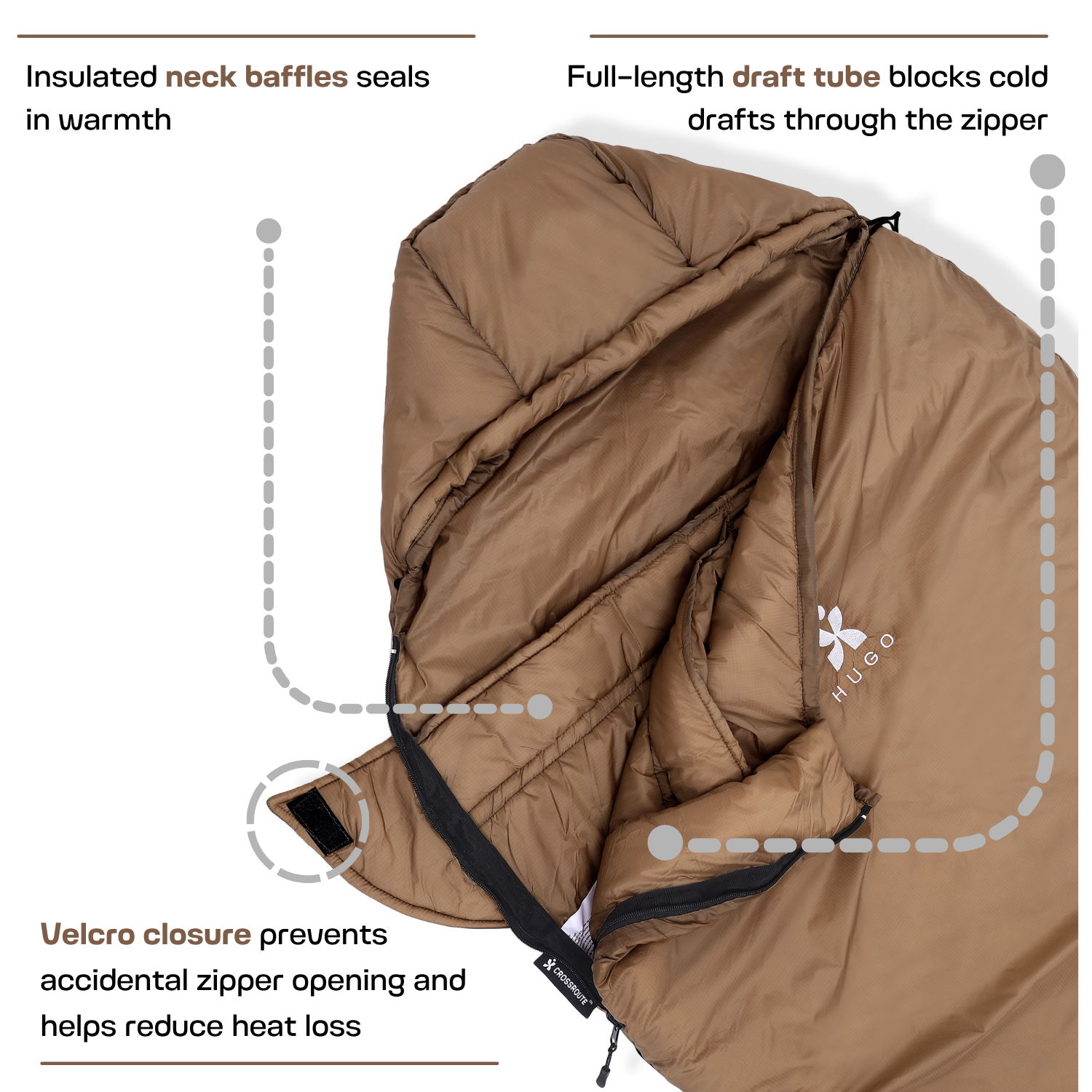 Hugo | Mummy Shape Sleeping Bag