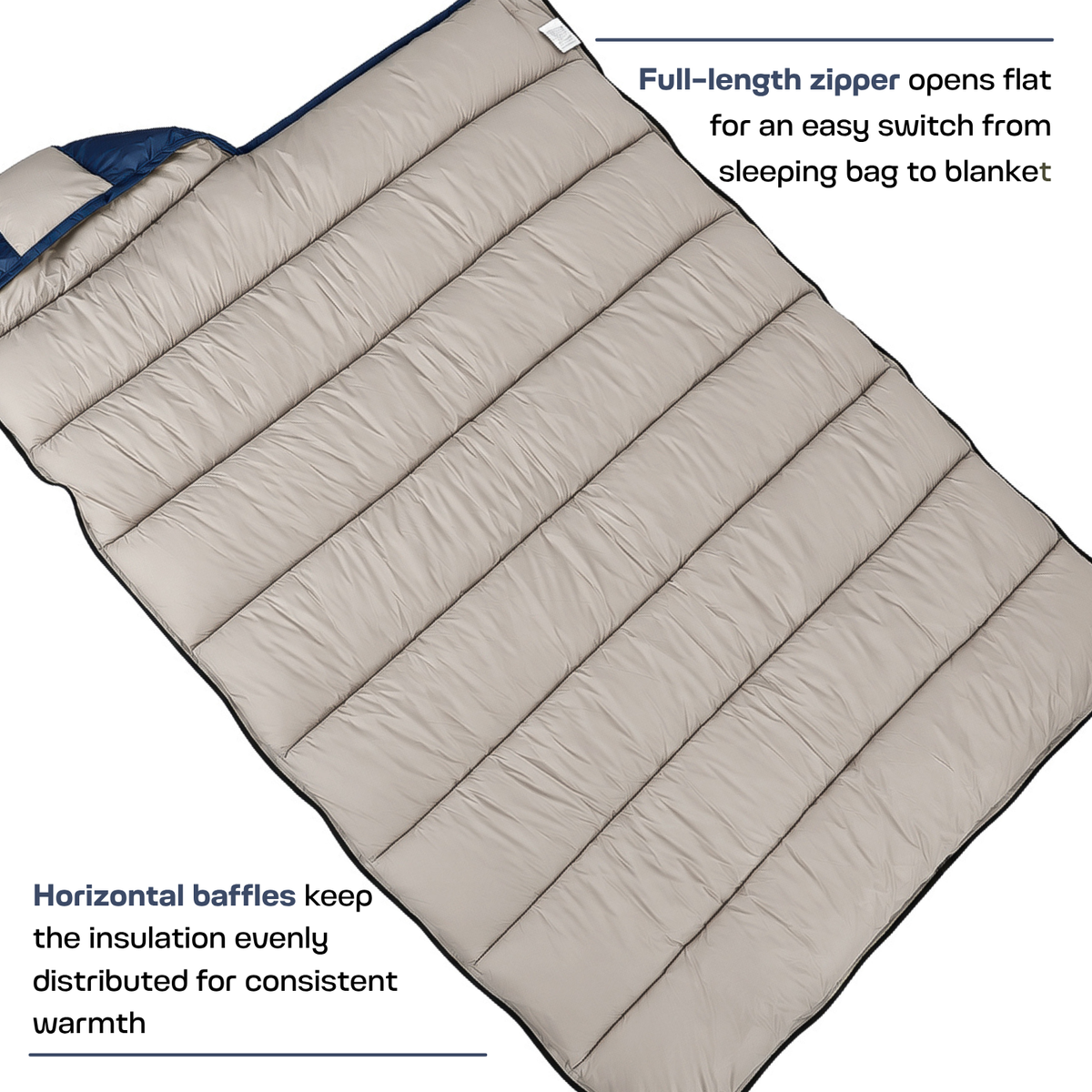 Cove | Rectangular Sleeping Bag