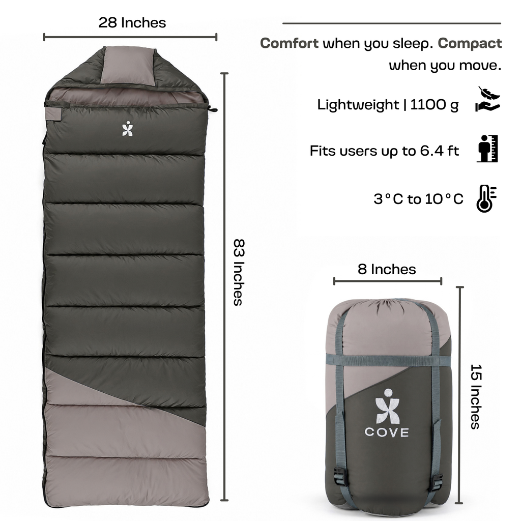 Cove | Rectangular Sleeping Bag